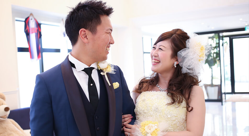自然な笑顔で 幸せのおすそ分け 大分県別府市の結婚式 結婚式場 ラフィネ マリアージュ迎賓館